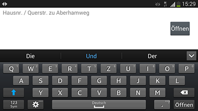 Abbildung 3.1.2 Tastatur-Eingaben